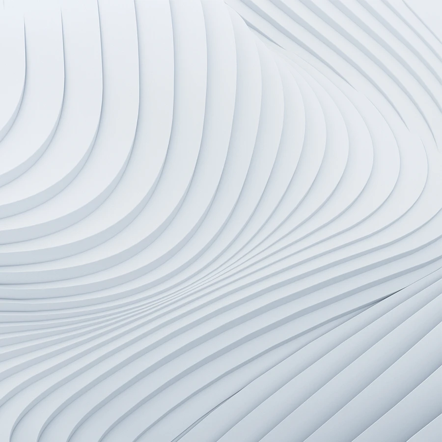 100988083-abstract-wave-fi Minimalist abstract white 3D waves printed as a glass was art piece